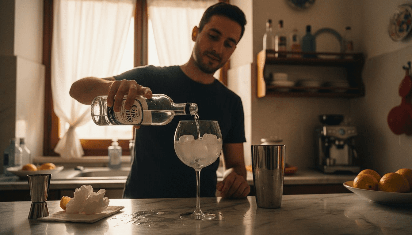 Guida preparazione gin tonic perfetto con Gin Niro