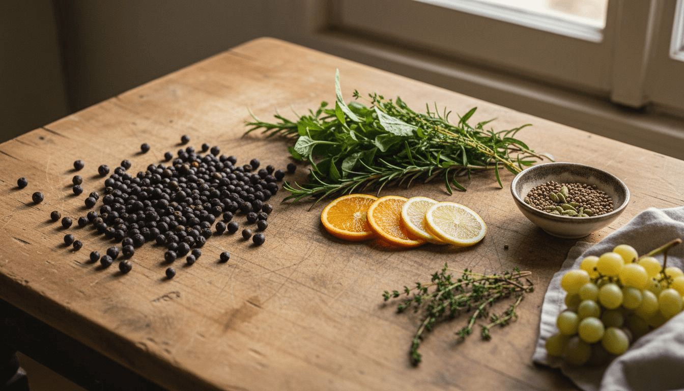 7 ingredienti tipici del gin da conoscere per veri intenditori