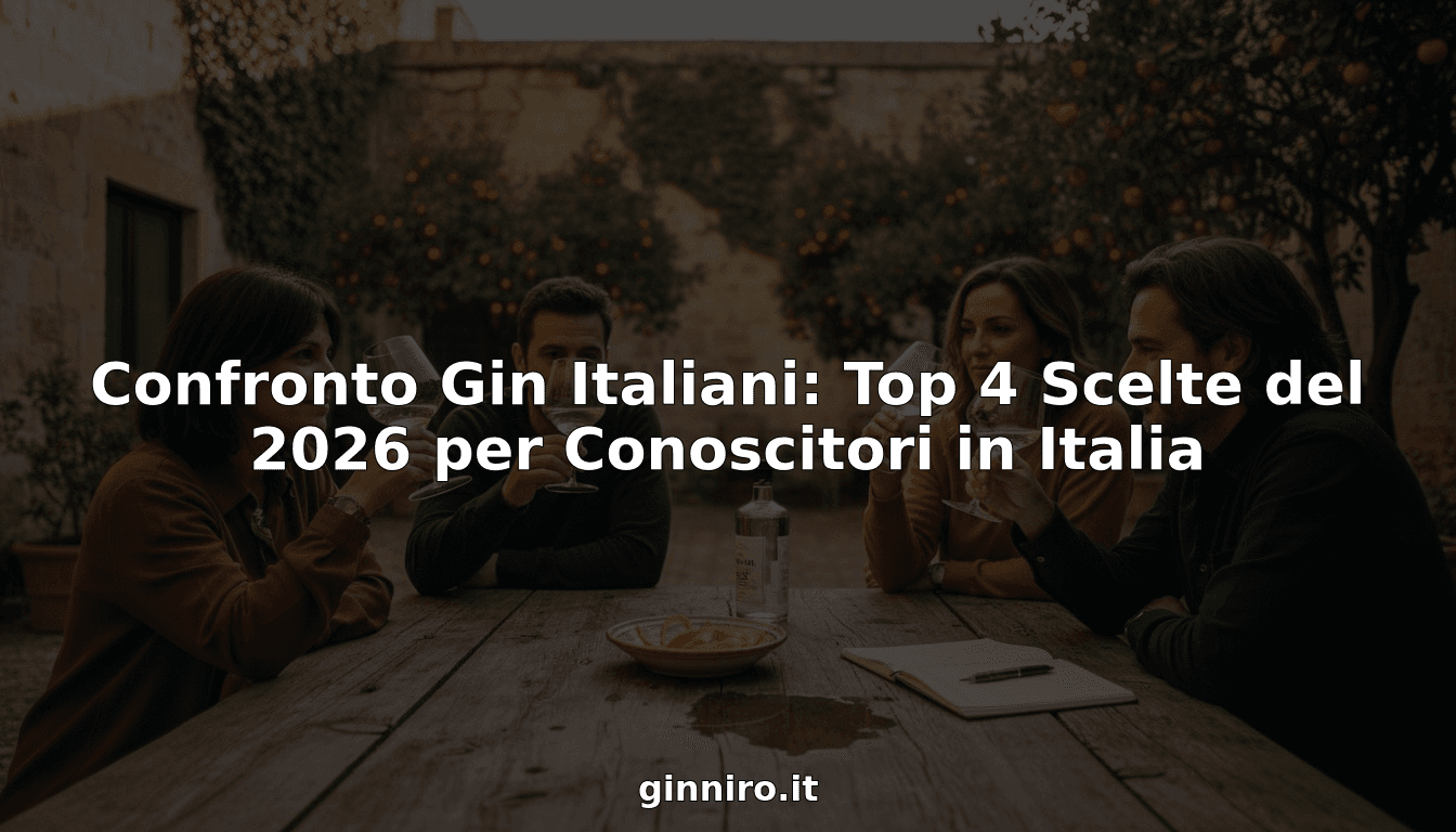 Confronto Gin Italiani: Top 4 Scelte del 2026 per Conoscitori in Italia