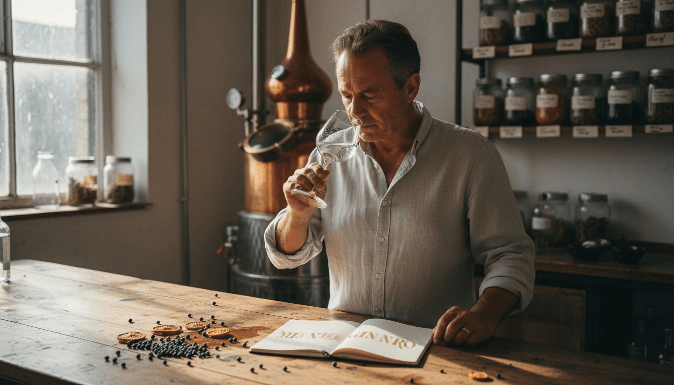 Gin Aroma Characteristics: 69% Mono- & Sesquiterpenes